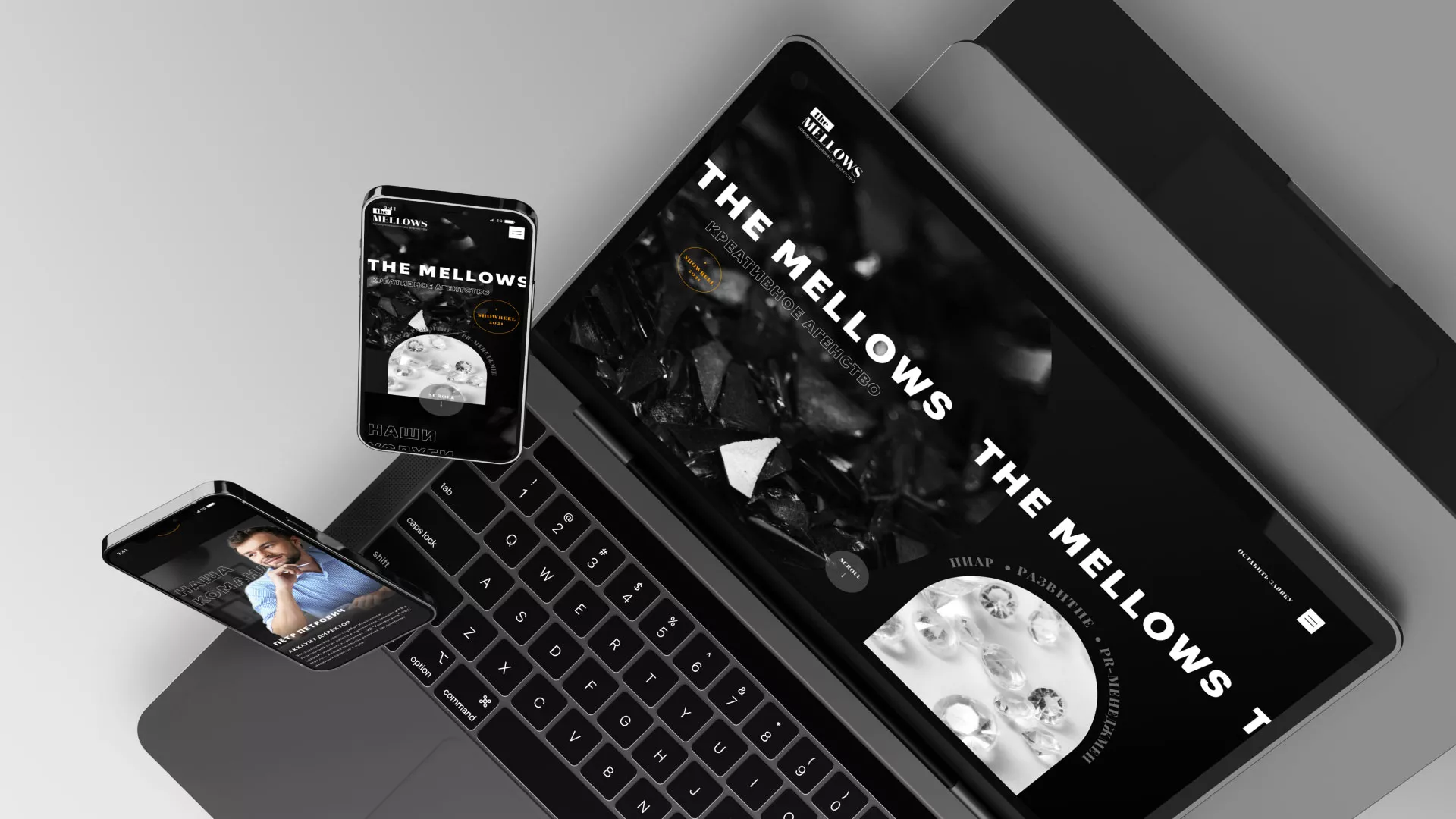 Разработка сайта креативного агентства «The Mellows» в Заводоуковске