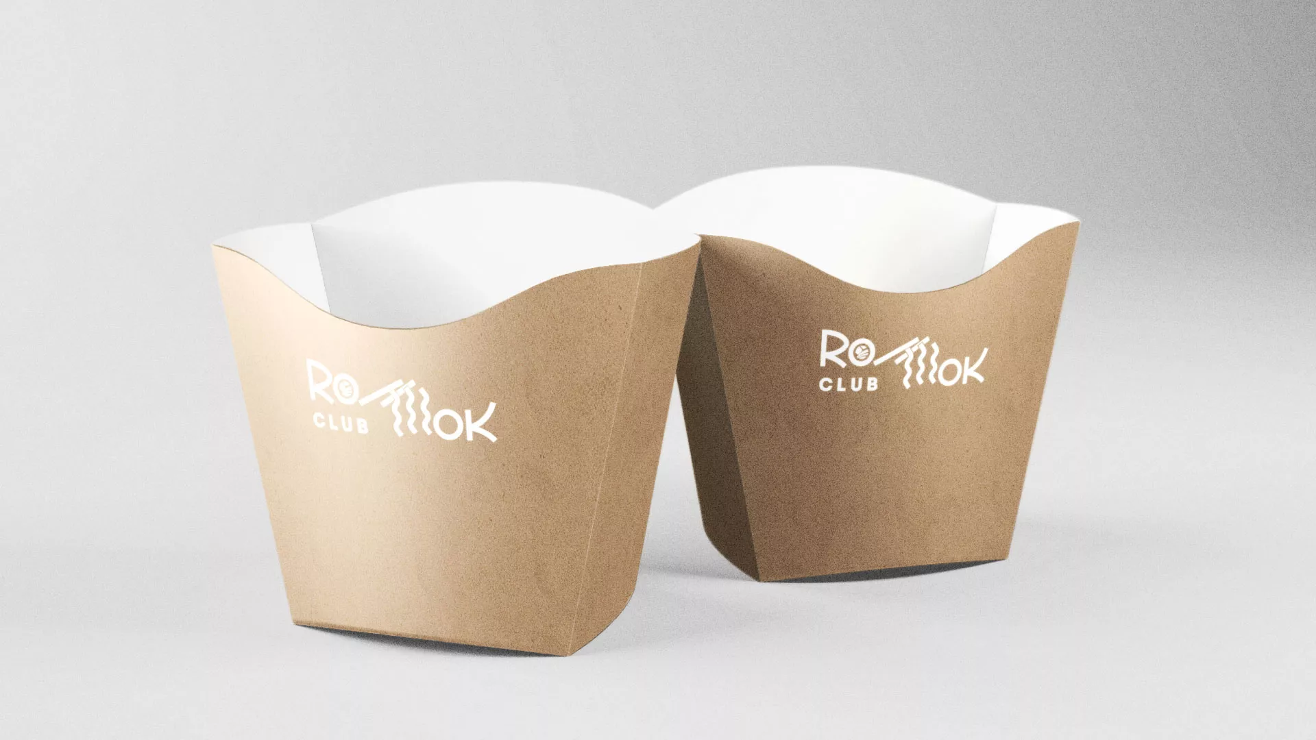 Создание логотипа суши-бара «Roll Wok Club» в Заводоуковске